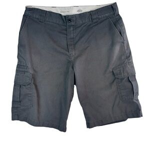 Dickies‎ Men’s Relaxed Fit Cargo Shorts – Size 36 – Gray Work Utility